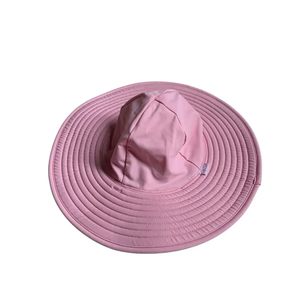 RuffleButts Swim Hat (Pink) - 3T - 5